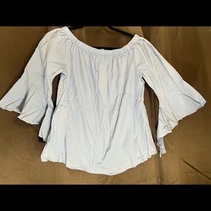 Baby blue blouse